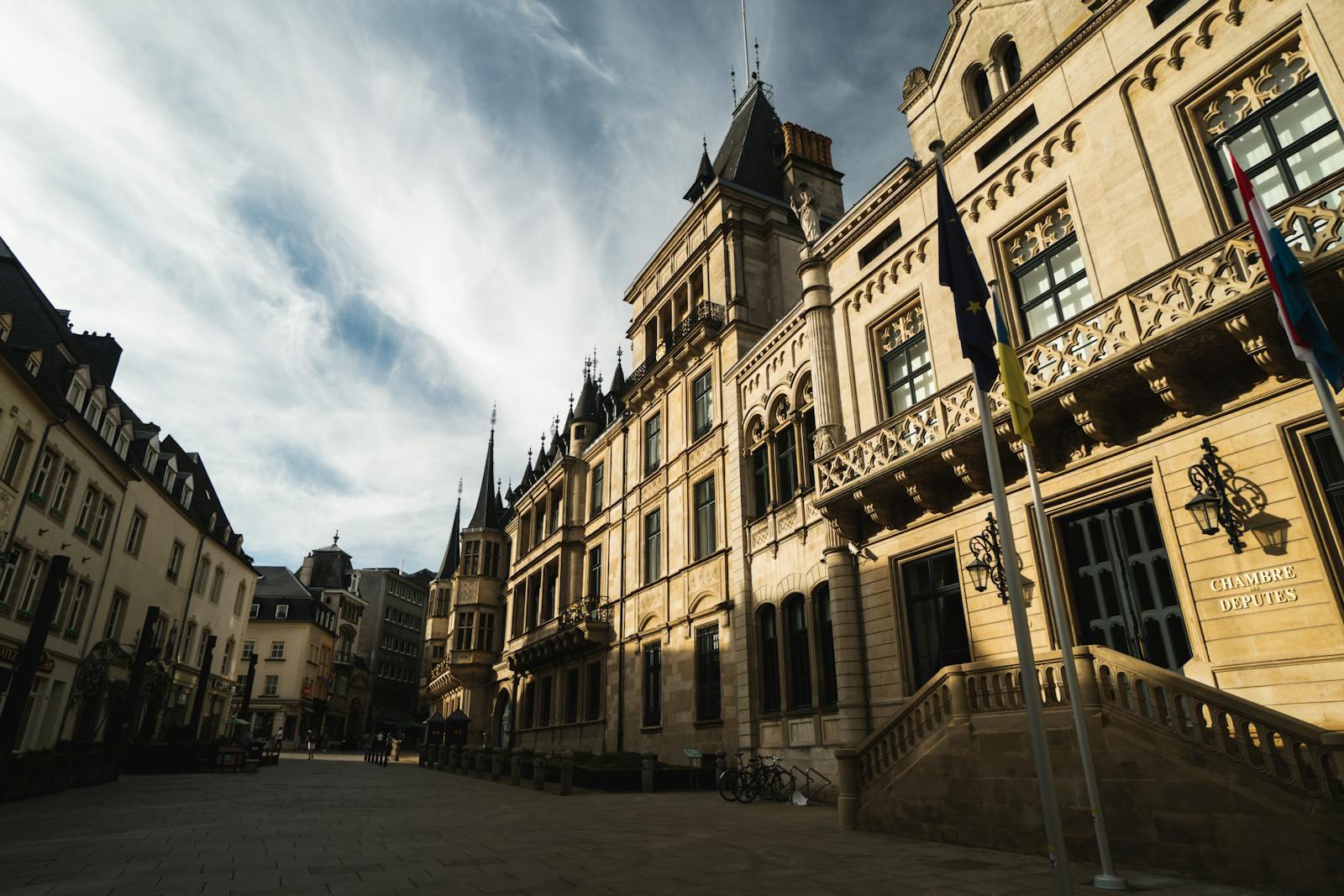The Grand Ducal Palace in Luxembourg City, sovereign symbol of the Grand Duchy.